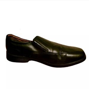 Clarks Leather Black Loafers Size 11.5